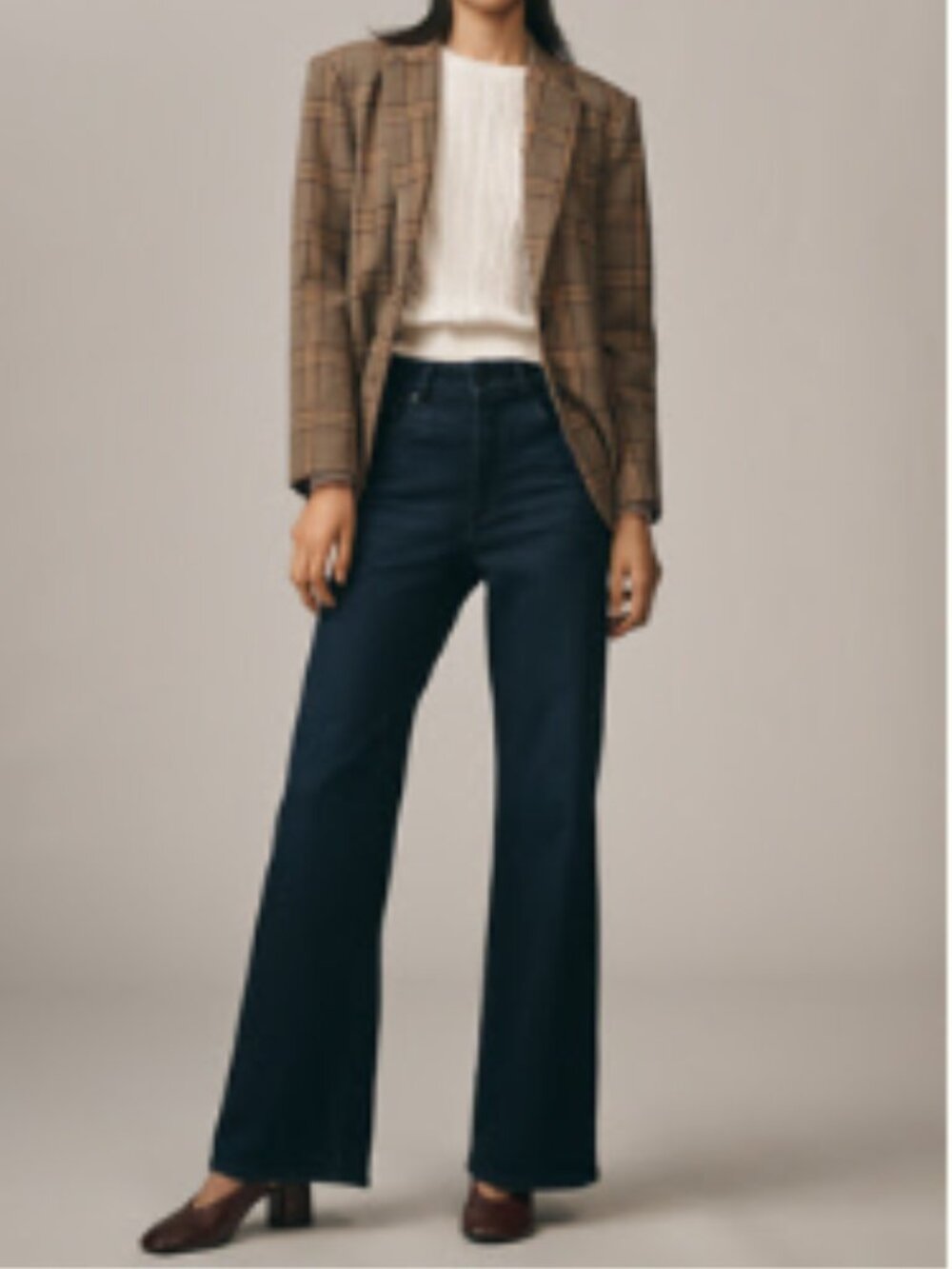 Paige Anessa High Rise Wide Leg Jeans